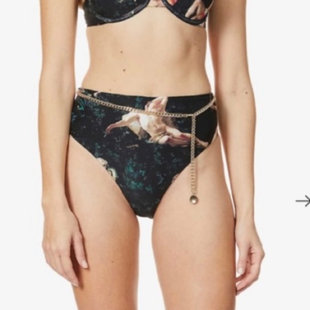 WeWoreWhat Painted Angels Emily Bikini Bottom